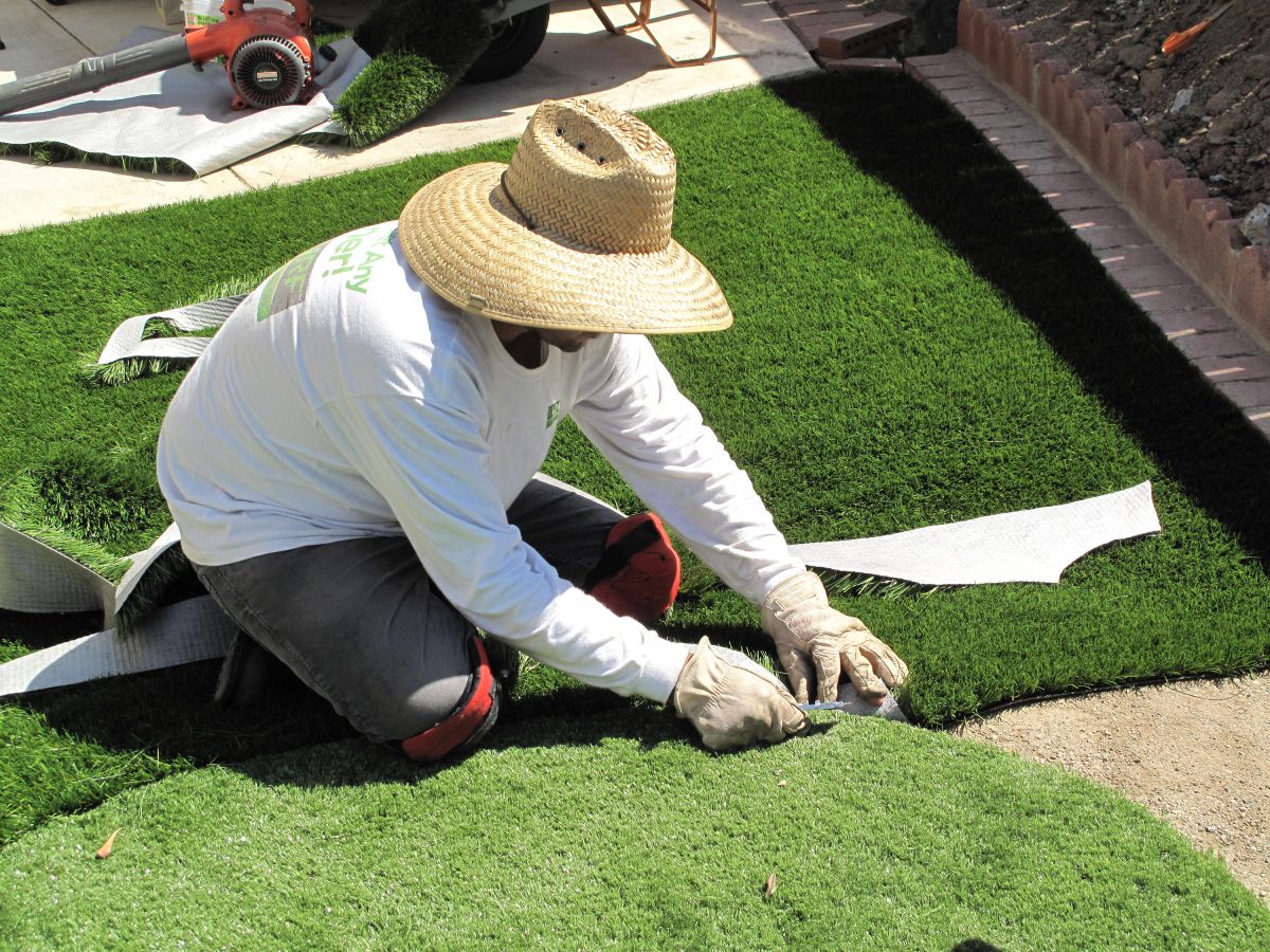 install artificial turf in your yard