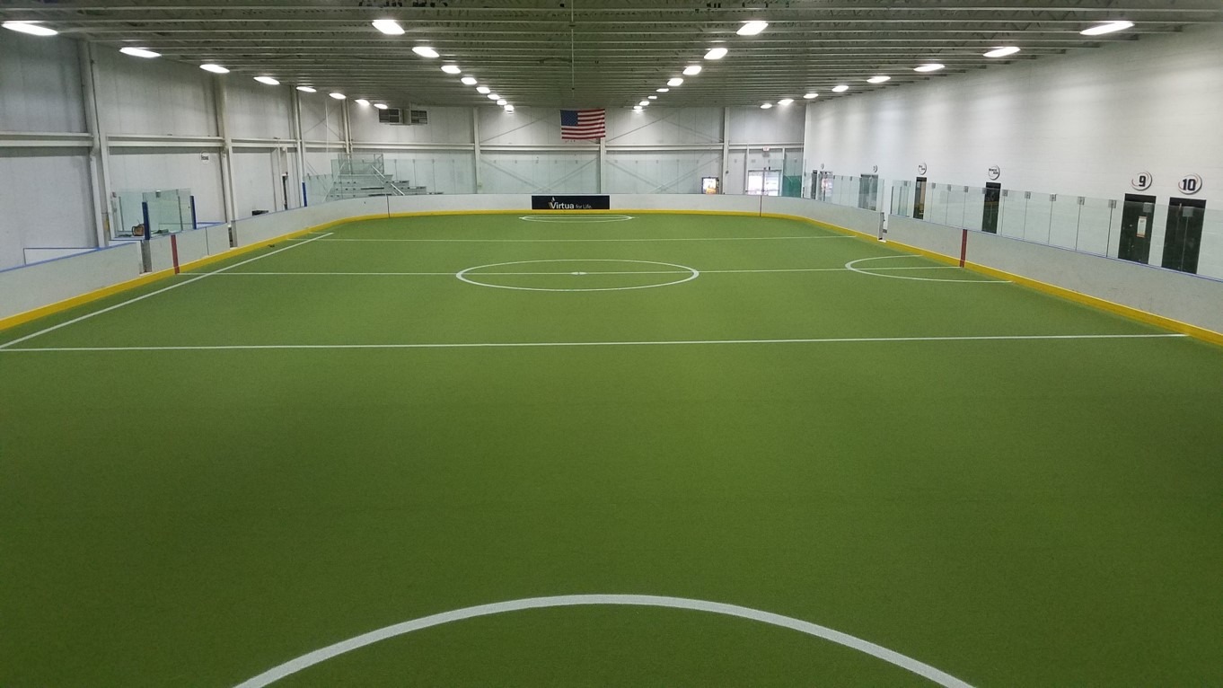 Artificial turf for sports facilities