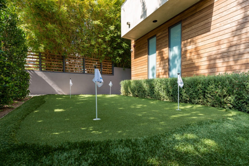 Beautiful putting green for home.