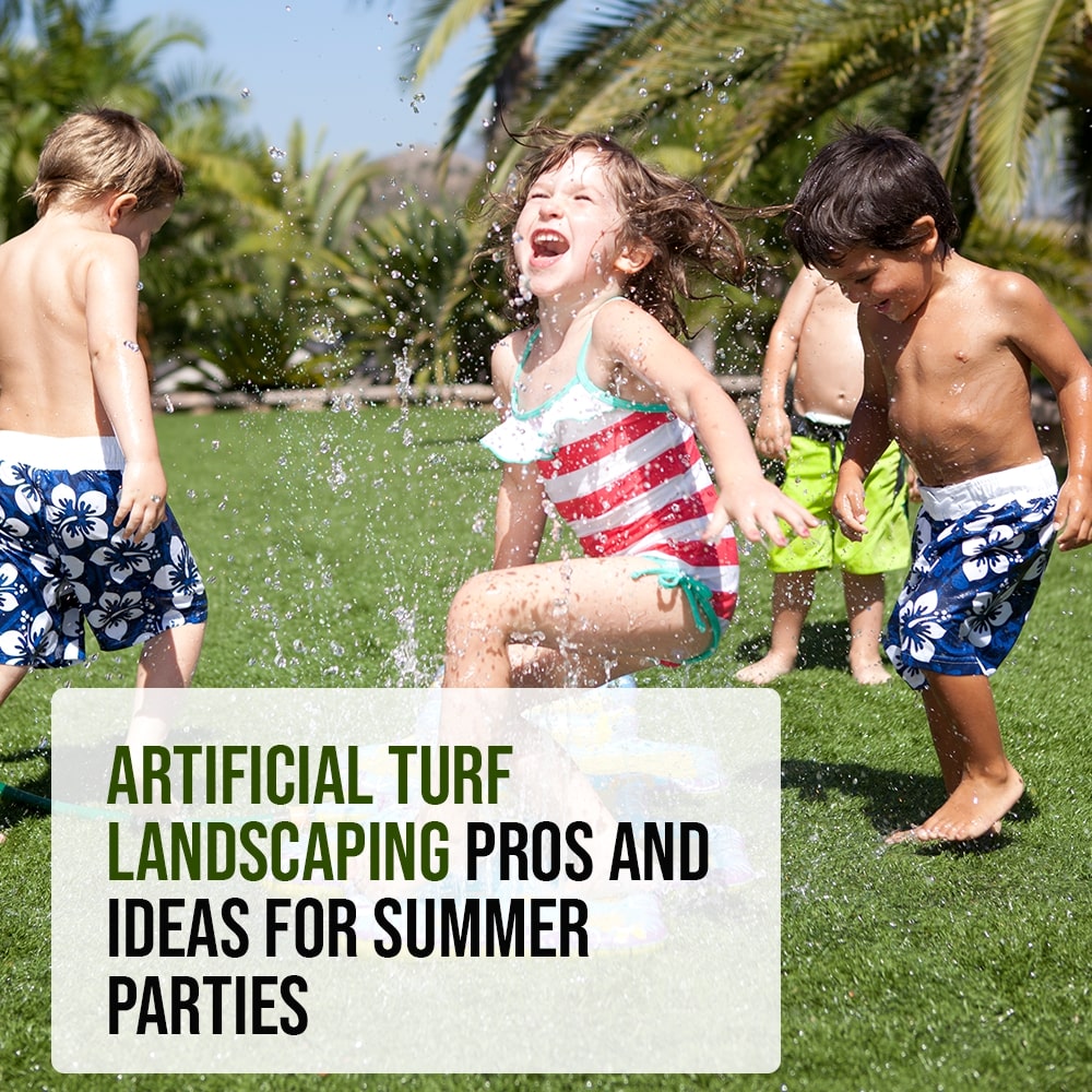 Artificial Turf Landscaping Pros and Ideas for Summer Parties ft2