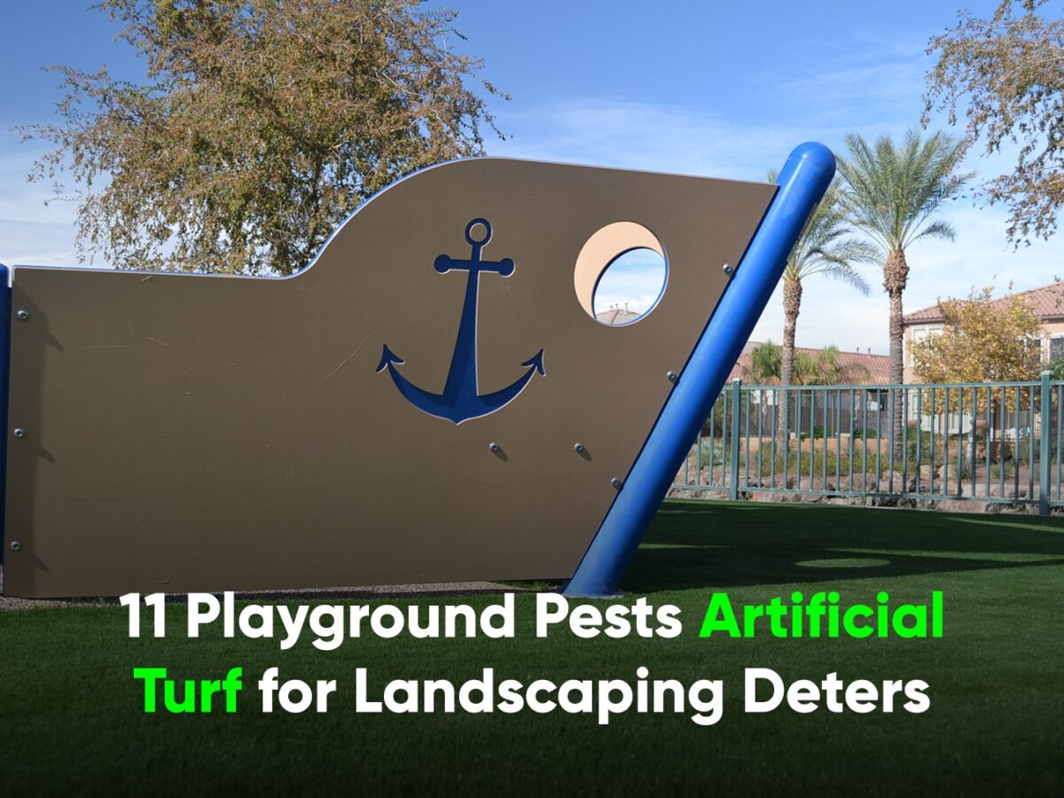 11 Playground Pests Artificial Turf for Landscaping Deters - FieldTurfLandScape 2-min