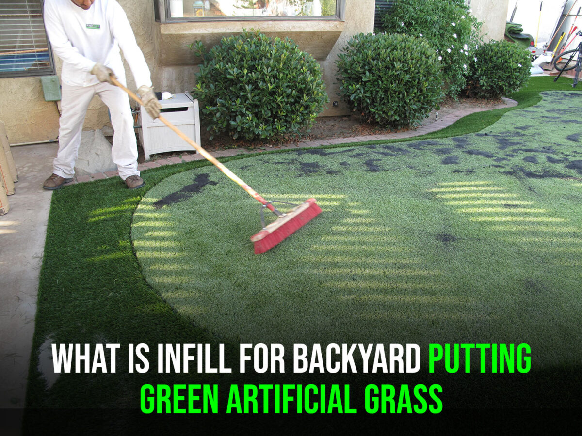 What Is Infill for Backyard Putting Green Artificial Grass-ftl 4