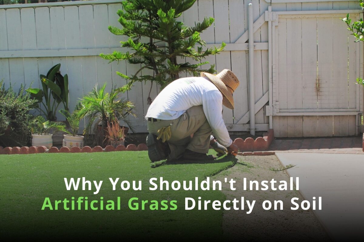 Why You Shouldn't Install Artificial Grass Directly on Soil - fieldturf 1