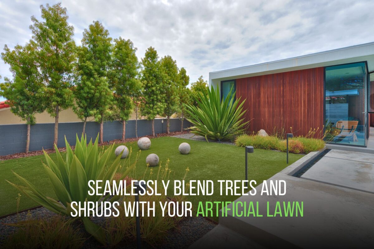 Seamlessly Blend Trees and Shrubs with Your Artificial Lawn - Fieldturf 3